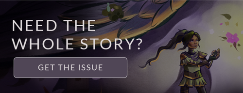 Need the whole story? Get the issue button with portion of Augur 2.1 Cover.